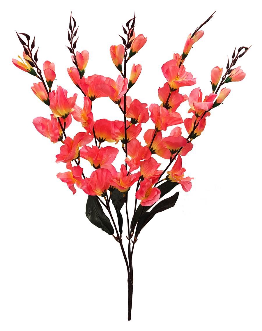 RAMO DE FLORES 68CM. 5 COLORES: BORDÓ. ROSA. AMARILLO. CELESTE. BLANCO